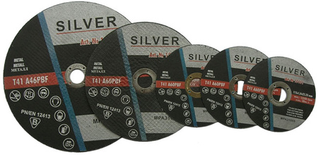 TARCZA DO CIĘCIA METALU 125 x 2,5 SILVER