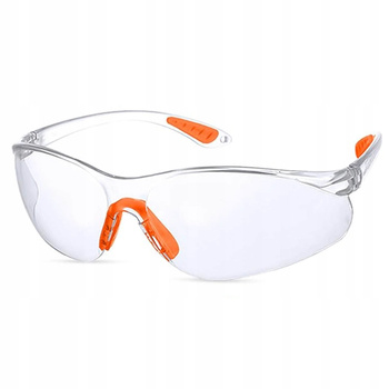 GOGLE OKULARY PRZECIWODPRYSKOWE OCHRONNE GOGLE BHP EN166 LABORATORYJNE