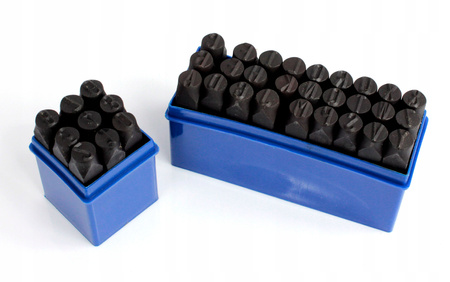 NUMERATORY WYBIJAKI ZNACZNIKI LITERY CYFRY STEMPLE DO STAL 10MM