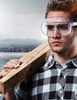 GOGLE OKULARY OCHRONNE WENTYLOWANE BEZBARWNE BHP