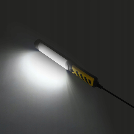 Latarka warsztatowa Lampka LED 20W - 100 diod, hak, magnes, przewód 10m