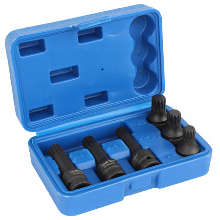 KLUCZE BIT SPLINE UDAROWE 1/2" M14 M16 M18 PIASTA VAG VW AUDI SKODA