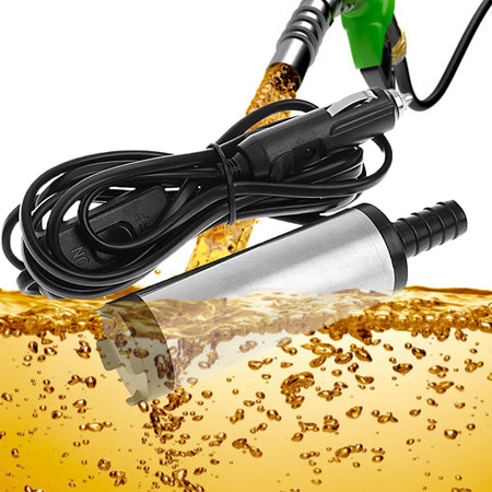POMPA DO SPUSZCZANIA PALIWA ROPY OLEJU POMPKA 12V
