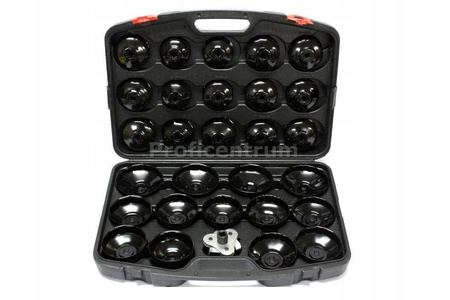 ZESTAW KLUCZE DO FILTRA OLEJU 30 EL + PAZURKOWY