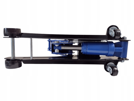 PODNOŚNIK HYDRAULICZNY NISKOPROFILOWY 2,5 T W WALIZCE OBROTOWA RĄCZKA