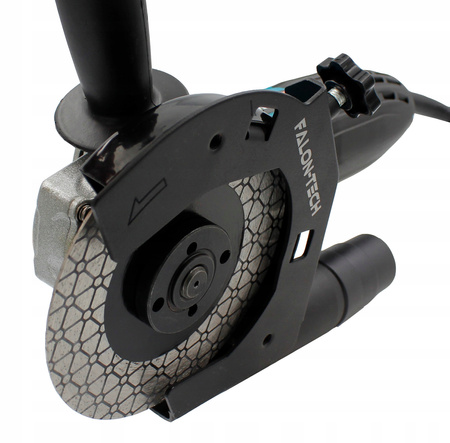 OSŁONA TARCZY SZLIFIERKI KĄTOWEJ PRZECIWPYŁOWA DO USUWANIA PYŁU 115-125 mm