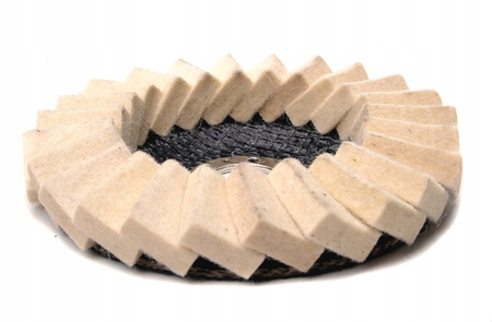 TARCZA POLERSKA FILCOWA FILC GERFELT FLAT 125mm