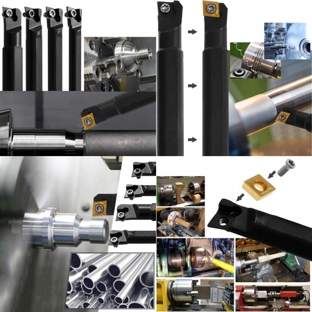 ZESTAW NOŻY TOKARKISCH SKŁADANYCH NÓŻ TOKARSKI TOKARSKIE 12x12mm 18el