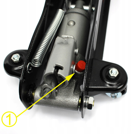 PODNOŚNIK SAMOCHODOWY LEWAREK ŻABA 2,5T NISKI GUMA