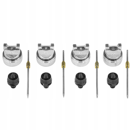 PISTOLET LAKIERNICZY DO MALOWANIA 1.4 1.7 2.0MM HVLP 3 DYSZE