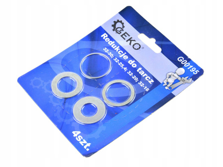 Redukcja do tarcz komplet zestaw 4 x 32mm-16mm