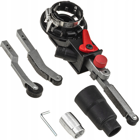 PRZYSTAWKA SZLIFIERKA TAŚMOWA ADAPTER DO SZLIFOWANIA POLEROWANIA SPAWÓW RUR