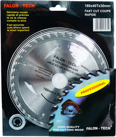 TARCZA PIŁA DO DREWNA WIDIA FT 180 x 30 T40