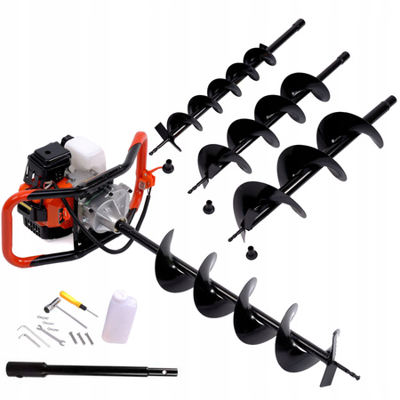 WIERTNICA GLEBOWA ŚWIDER SPALINOWY FI 10/15/20 CM