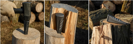 KLIN DO ROZŁUPYWANIA DREWNA ROZŁUPUJĄCY DO DREWNA 2,3KG