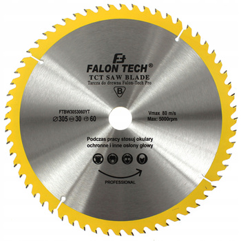 TARCZA DO CIĘCIA DREWNA WIDIA 305 / 30 T60 PRO