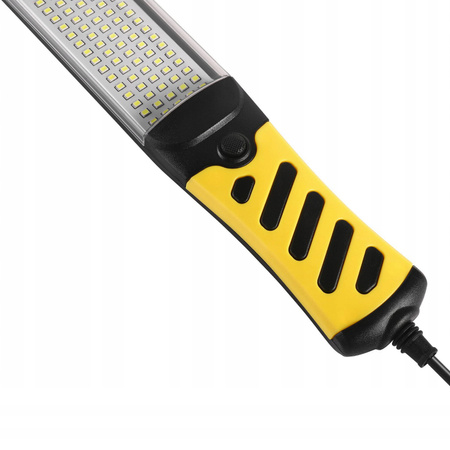 Latarka warsztatowa Lampka LED 20W - 100 diod, hak, magnes, przewód 10m