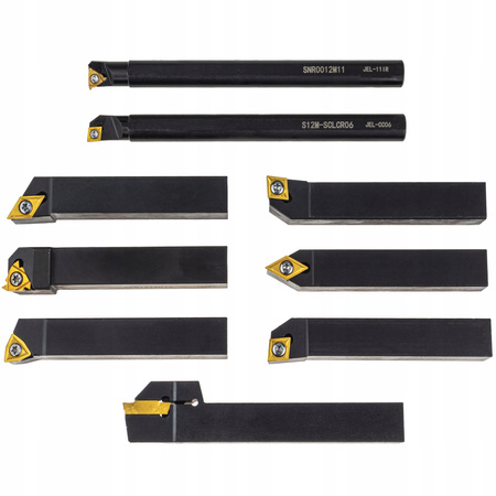 ZESTAW NOŻY TOKARSKICH SKŁADANYCH NÓŻ TOKARSKI 16 X 16 MM + 12x12MM /27