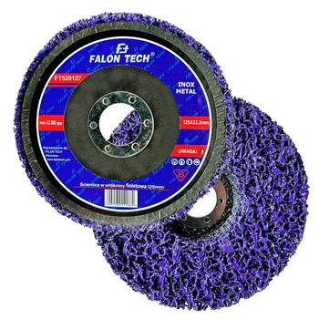 TARCZA DO USUWANIA RDZY WŁÓKNINA WŁOSY MURZYNA 125