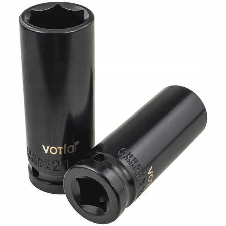 ZESTAW NASADEK UDAROWYCH 1/2" 10-21 MM DŁUGIE