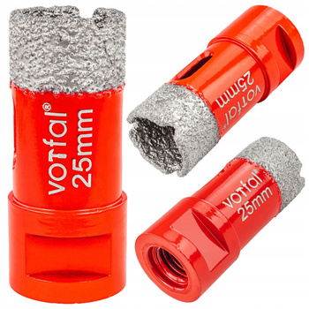 OTWORNICA DIAMENTOWA KORONKA WIERTŁO 25 MM M14 GRES PŁYTEK KAMIEŃ GLAZURY