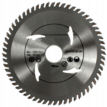 TARCZA PIŁA DO DREWNA WIDIA I-C 125/22,2 T60