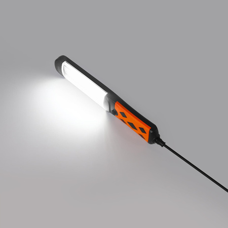 Latarka warsztatowa LED 20W - 100 diod, hak, magnes, 5m