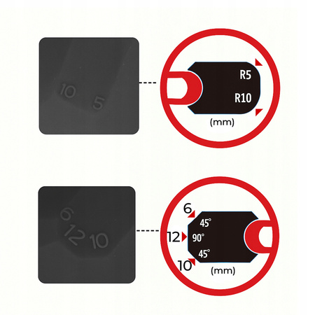 SZPACHELKA ŁOPATKA DO NAKŁADANIA SILIKONU FUG SOLIDNA WYTRZYMAŁA 5W1 190 MM