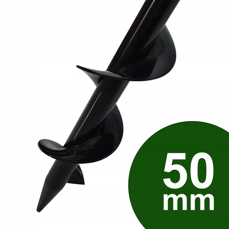 ŚWIDER RĘCZNY WIERTŁO DO GLEBY ZIEMI GRUNTU SŁUPKÓW SADZENIA DRZEW 50MM