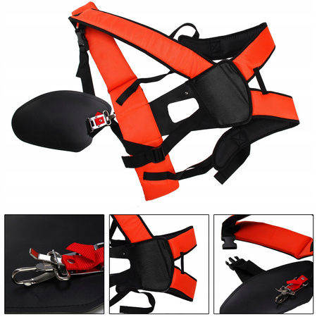 PROFESJONALNE SZELKI DO KOSY SPALINOWEJ PASY UPRZĄŻ WENTYLOWANE WYGODNE