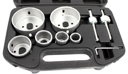 OTWORNICE FREZY WOLFRAMOWE DO PŁYTEK glazury 8 szt