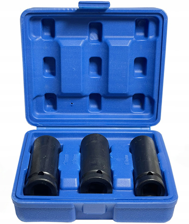 ZESTAW NASADEK UDAROWYCH NASADKI UDAROWE 1/2 DO FELG 17 19 21 3 EL.