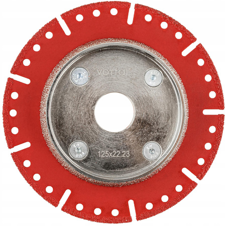 TARCZA TNĄCA DIAMENTOWA DO CIĘCIA I FAZOWANIA DO RUR PCV PRECYZJA 125 MM