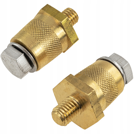 ŚRUBA DO AKUMULATOR SŁUPEK KLEMA ADAPTER PLUS MINUS M8 ZESTAW 2 SZT