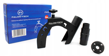 OSŁONA TARCZY SZLIFIERKI KĄTOWEJ PRZECIWPYŁOWA DO USUWANIA PYŁU 115-125 mm