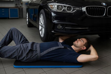 Mata warsztatowa podkładka pod kolana leżanka pianka robocza 990x490x28 mm