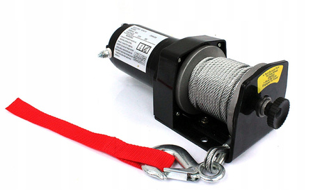 WYCIĄGARKA ELEKTRYCZNA QUAD 2000LBS 12V + PILOT