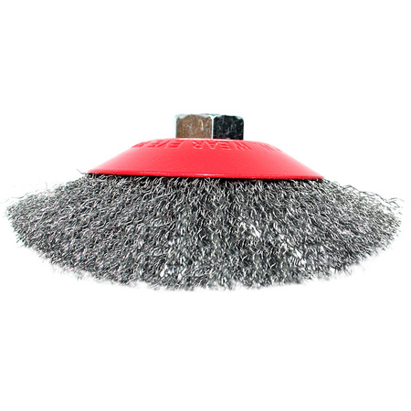 SZCZOTKA DRUCIANA BOCZNA 115mm M14 DRUT STALOWY