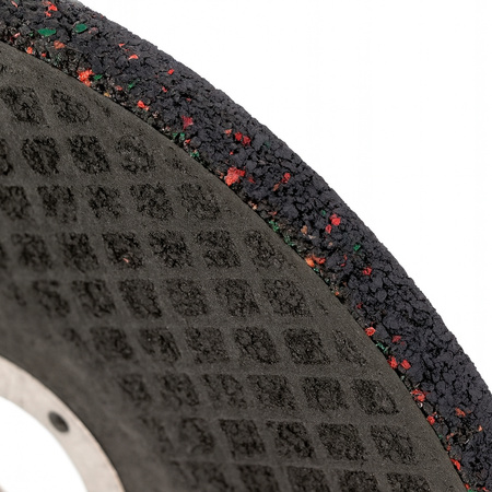 TARCZA NA KĄTÓWKĘ DO SZLIFOWANIA STALI METALU INOX 125 x 6 x 22.23 mm GRUBA