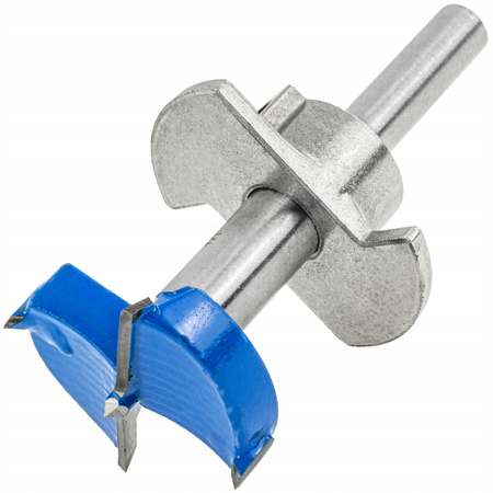 ZESTAW FREZ DO ZAWIASÓW PUSZKOWYCH 35 Z PROWADNICĄ SZABLON