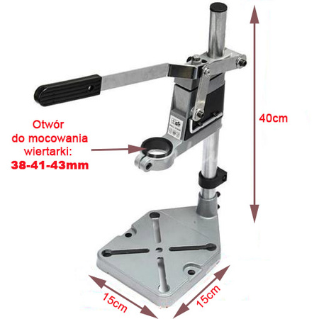 STOJAK STATYW DO WIERTARKI 400mm STOŁOWA