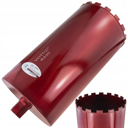 WIERTŁO KORONOWE DIAMENTOWE DO BETONU 230 x 450mm WIERTNICA OTWORNICA