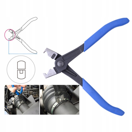 SZCZYPCE OPASEK PRZEWODÓW GUMOWYCH CLICK-R