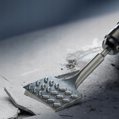 Dłuto podgięte SDS Plus 165x75 mm - do skuwania płytek i tynku