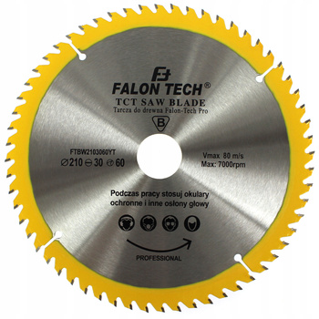 TARCZA DO CIĘCIA DREWNA WIDIA 210 / 30 T60 PRO