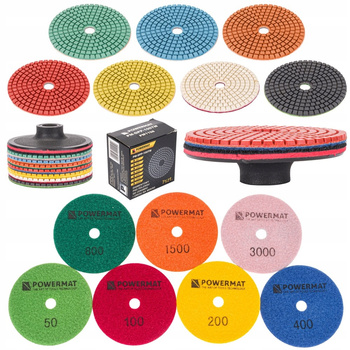 TARCZE DIAMENTOWE DO POLEROWANIA KAMIENIA NA MOKRO