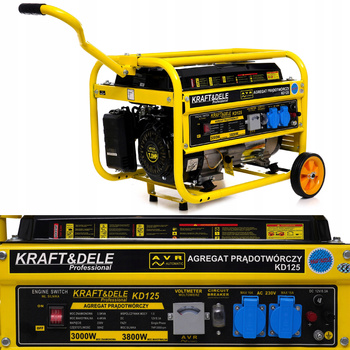 AGREGAT PRĄDOTWÓRCZY 3800W 7KM 12V/ 230V GENERATOR