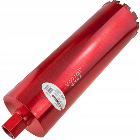 WIERTŁO KORONOWE DIAMENTOWE DO BETONU 132 x 450mm WIERTNICA OTWORNICA