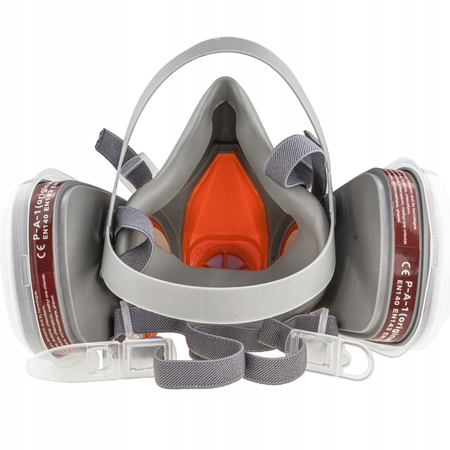 MASKA LAKIERNICZA PÓŁMASKA OCHRONNA PRZECIWPYŁOWA FILTRY WKŁADY