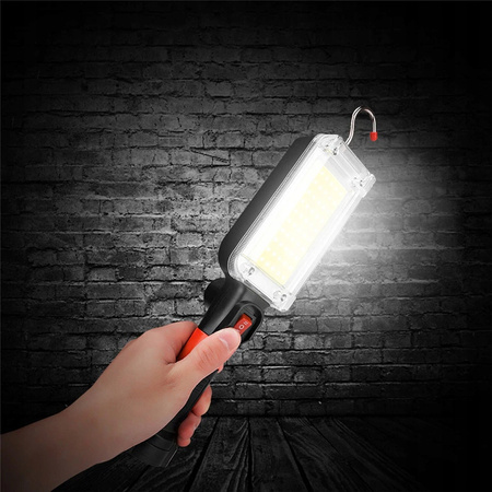 LAMPA LATARKA WARSZTATOWA LED COB AKUMULATOR 700lm